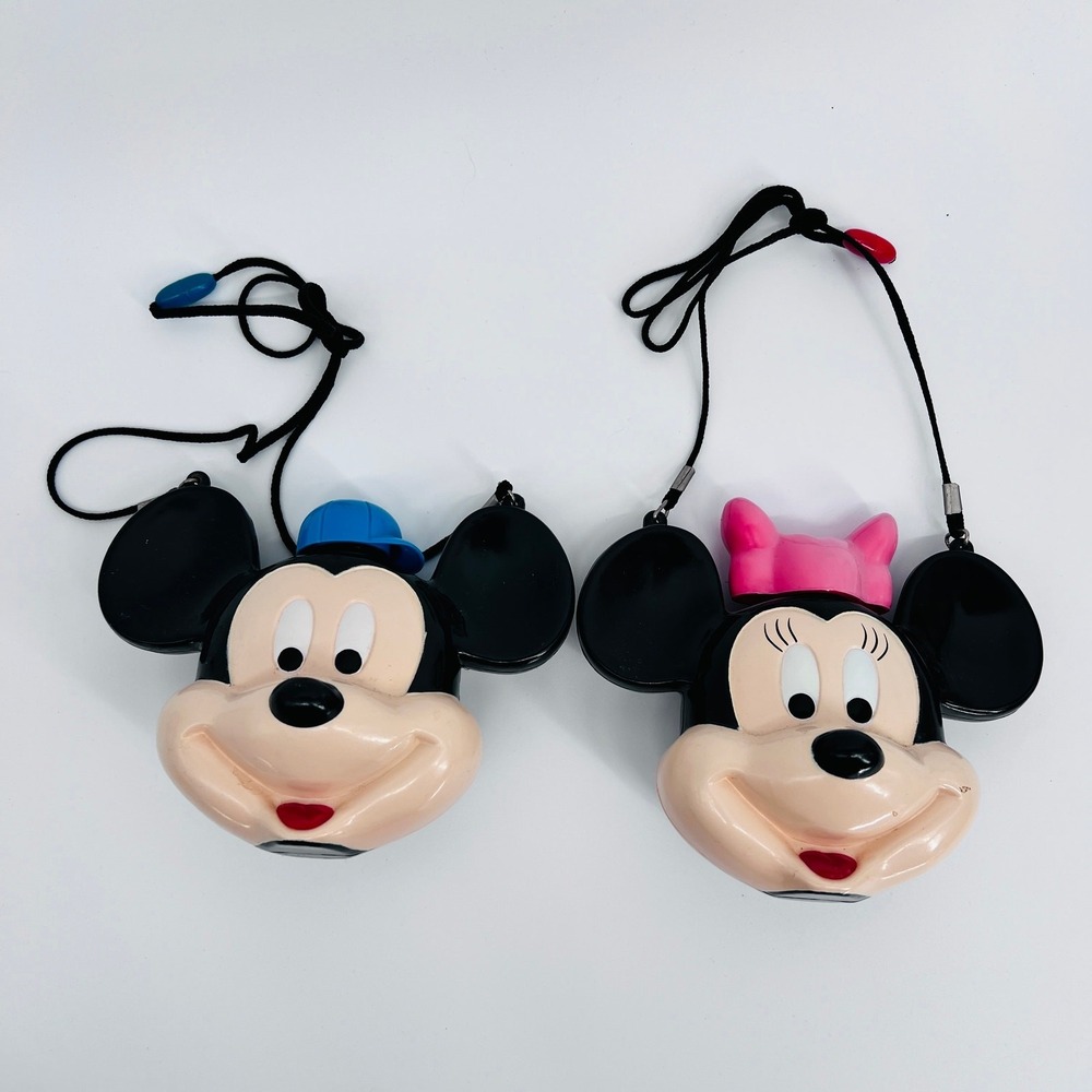 VTG‎ Walt Disney Company MICKEY & MINNIE MOUSE Plastic Canteens